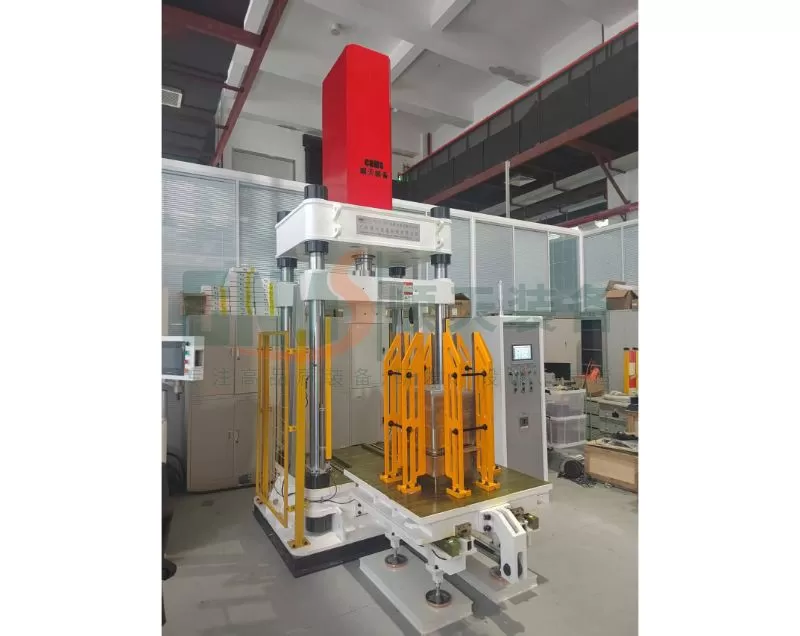 PEM Electrolyzer Cell Stack Assembly Servo Hydraulic Press