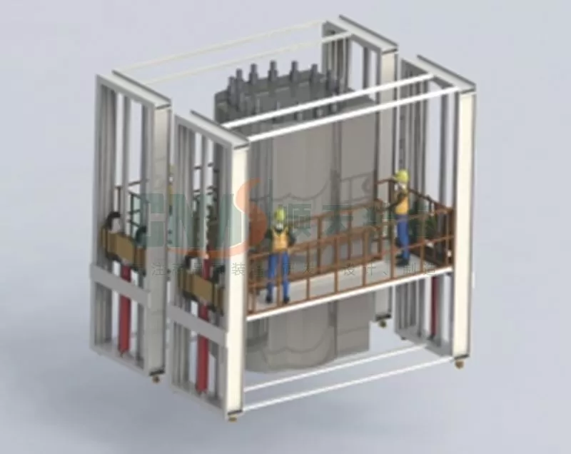 Alkaline Electorlyzer Cell Stack Assembly Lifting Platform