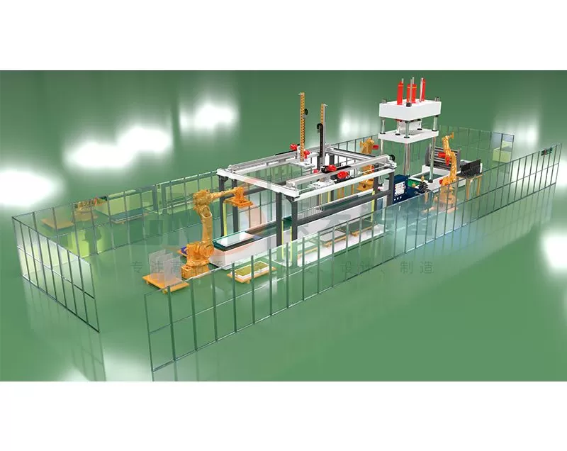 Liquid flow Battery Stacking and Pressing Production Line
