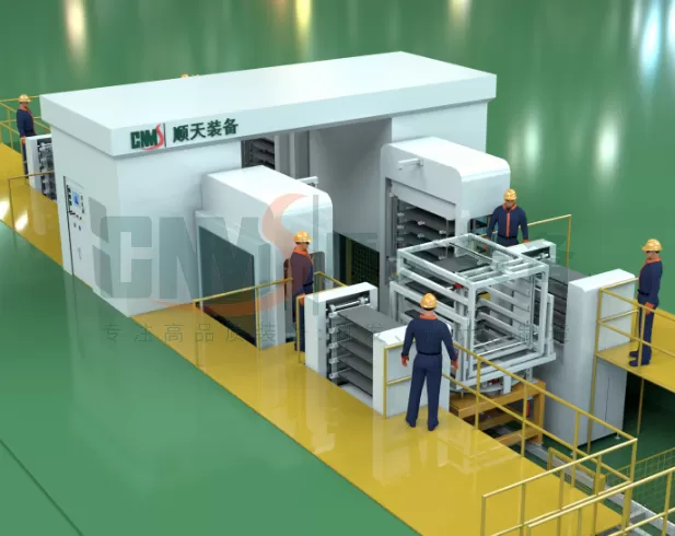 Multi-Layer Vacuum Hot/Cold Pressing Automatic Line