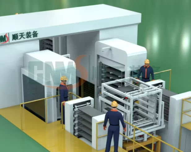 Multi-Layer Vacuum Hot/Cold Pressing Automatic Line