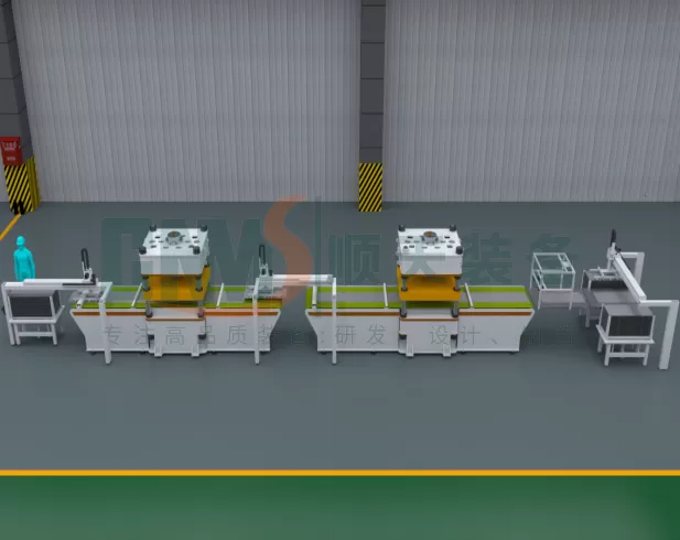 bipolar plate press line