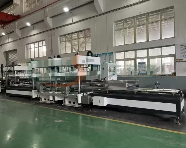 Key Equipment and Workflow of a Hot and Cold Press Production Line