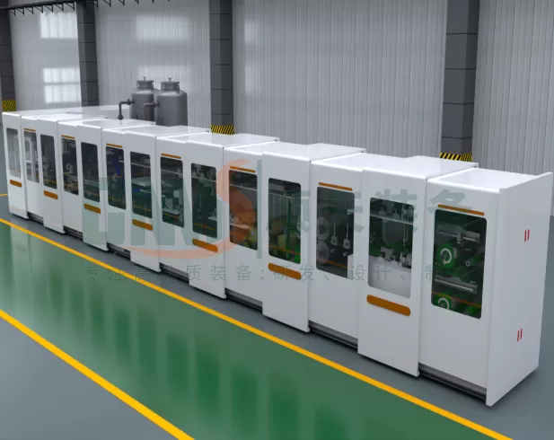 Membrane electrode assembly lamination line