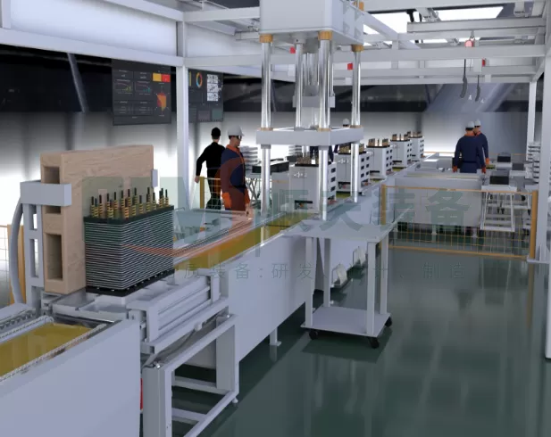 The All-Vanadium Redox Flow Battery Stack Assembly Line