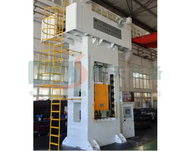 Graphite bipolar plate molding hydraulic press