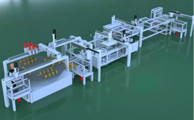 Electrode Frame Welding & Hot Melt Line