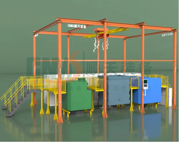 flow battery liquid tank auto installer
