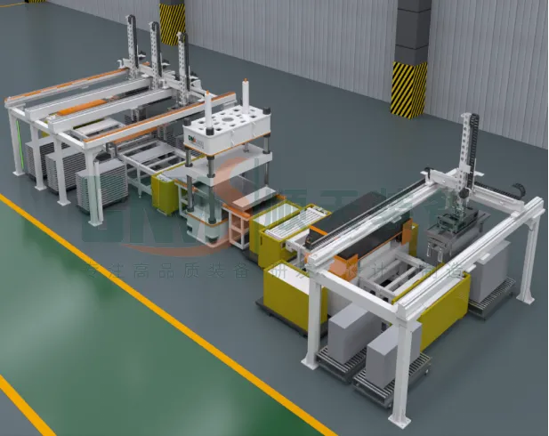 Integrated Equipment for Cutting, Flattening & Bonding of Flow Battery Flow Channel Plates