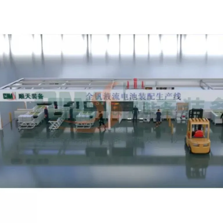 Flow Battery Production Line Guide: Channel Plate, Stack Pressing & Container Assembly