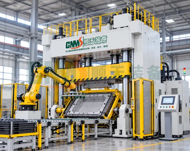 Servo Tilting Die Frame Hydraulic Press for Automotive Interior Parts