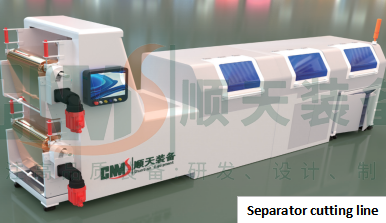 Separator cutting line